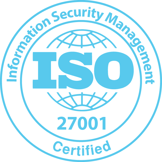 Hosting, Informationssicherheit, nach ISO 27001 auf Basis IT-Grundschutz zertifiziert.