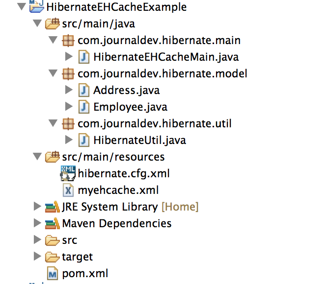 Hibernate EHCache Example