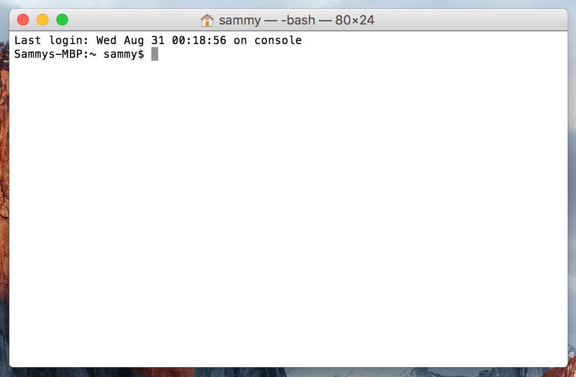 MacOSXSetUp