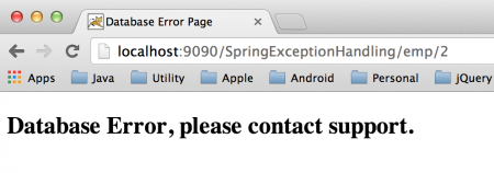 Spring MVC Exception Handling ControllerAdvice
