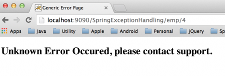 Spring MVC Exception Resolver