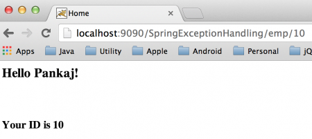 Spring MVC Valid Response