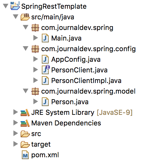 Spring RestTemplate Example Project