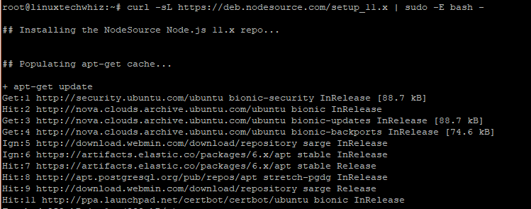 Add current NodeJS release