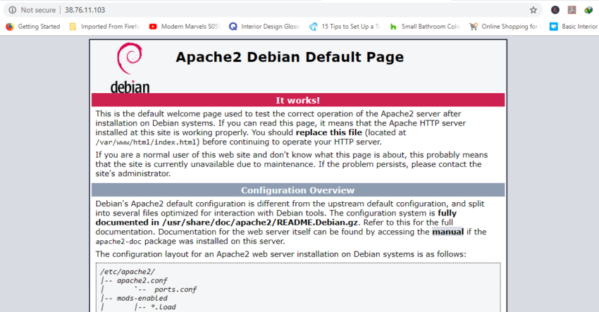 Apache web server default page e1739957466835
