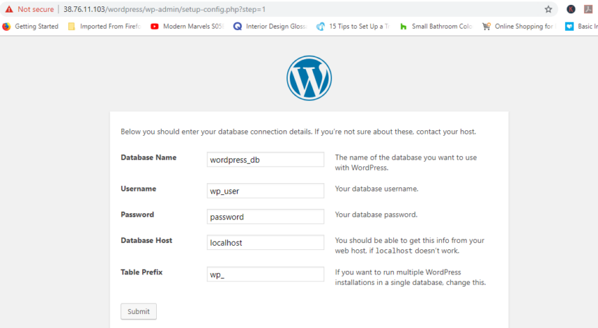 Database connection details e1739956815365