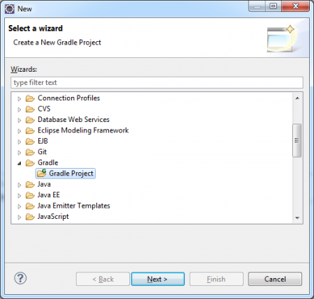 Gradle example new wizard1