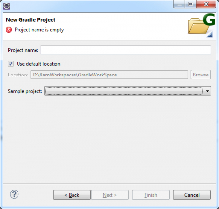 Gradle example new wizard2
