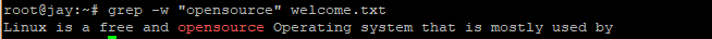Grep search exact matching pattern