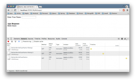 JQuery AJAX Example