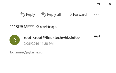 Mutt blank email