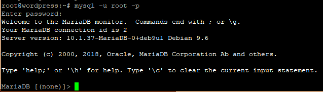 Mysql root login