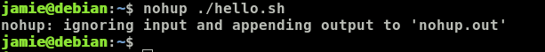 Nohup script