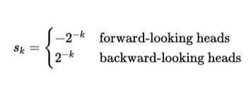 Sliding Window Attetion: SWAT uses balanced ALiBi.