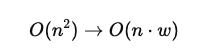 Sliding Window Attetion I processed reduces complexity