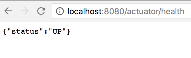 Spring boot actuator endpoint health
