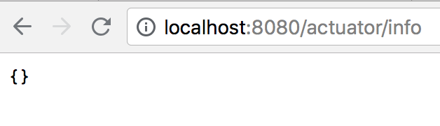 Spring boot actuator endpoint info default