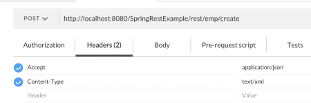 Spring rest xml json