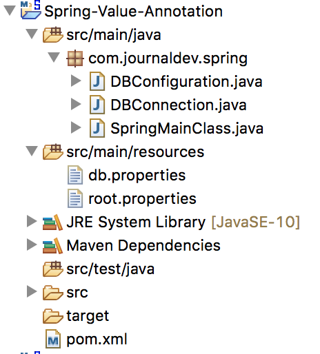 Spring value annotation