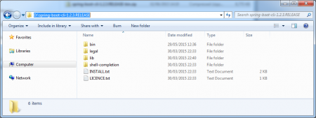Springboot cli home