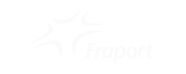 Ein Logo mit dem Wort „Fraport“ in Weiß auf grünem Hintergrund.