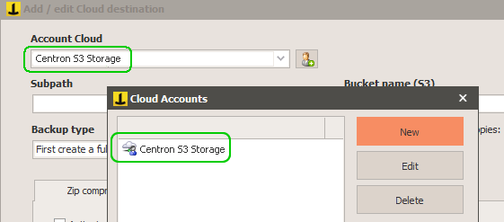 centron S3 Storage Cloud