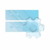 Zeigt stilisiert einen Server mit Einstellungsrädchen. Mit centron Managed Servern genießen Sie maximale Performance und Flexibilität für Ihre IT-Infrastruktur.